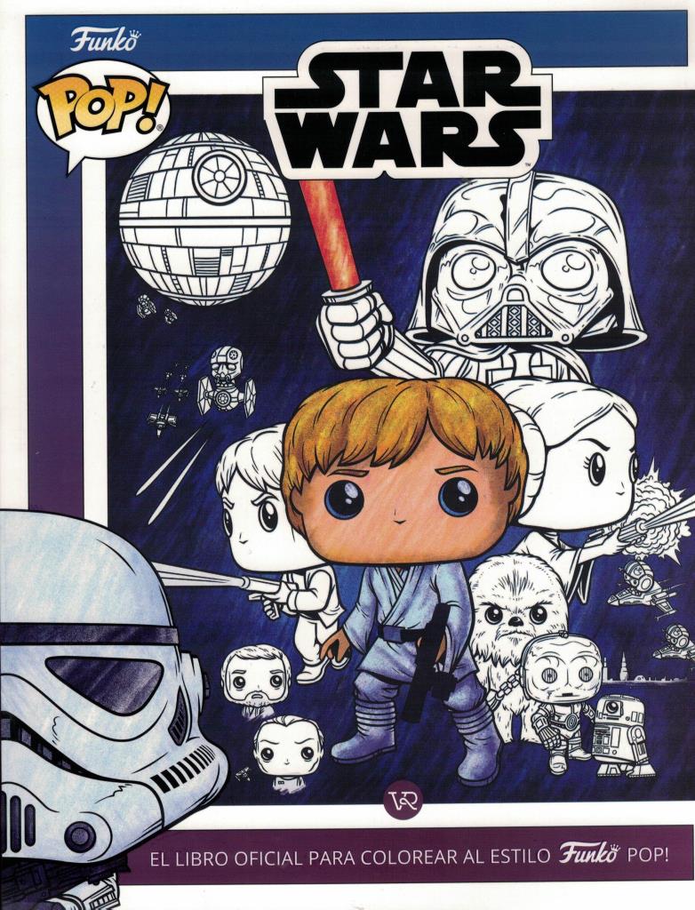 STAR WARS- EL LIBRO OFICIAL PARA COLOREAR AL ESTILO FUNKO POP