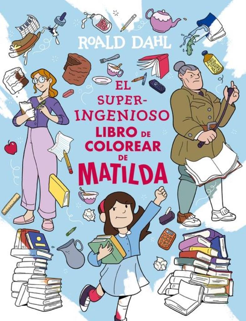 SUPERINGENIOSO LIBRO DE COLOREAR DE MATILDA