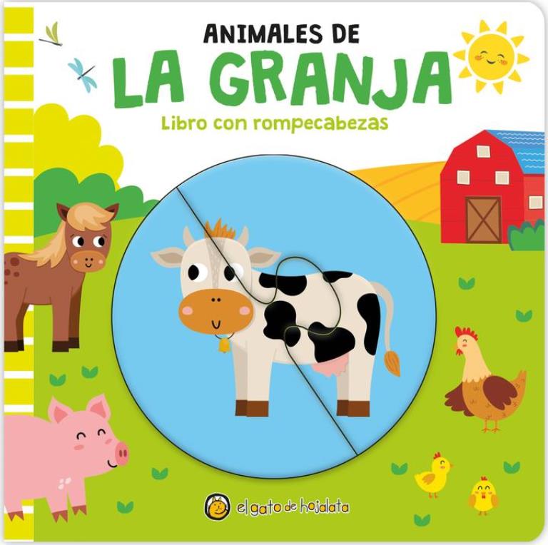 ANIMALES DE LA GRANJA - LIBRO CON ROMPECABEZAS