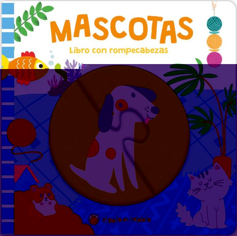 MASCOTAS - LIBRO CON ROMPECABEZAS