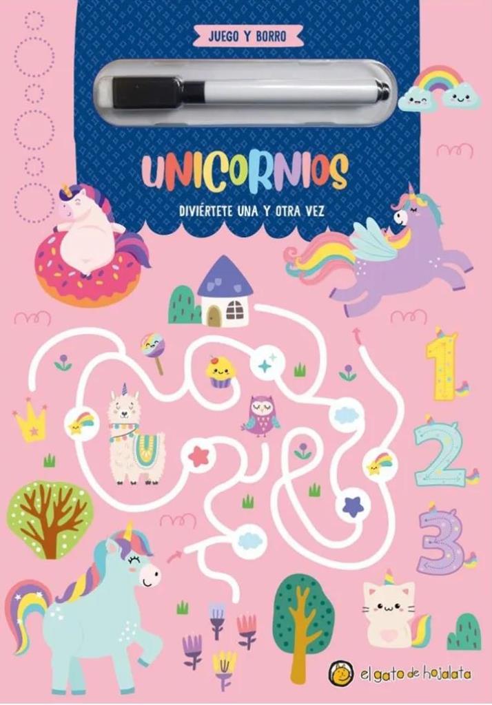 UNICORNIOS, DIVIERTETE UNA Y OTRA VEZ - JUEGO Y BORRO