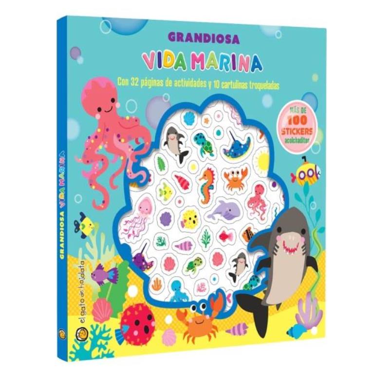 GRANDIOSA VIDA MARINA - SUPER ACTIVIDADES ACOLCHADITAS