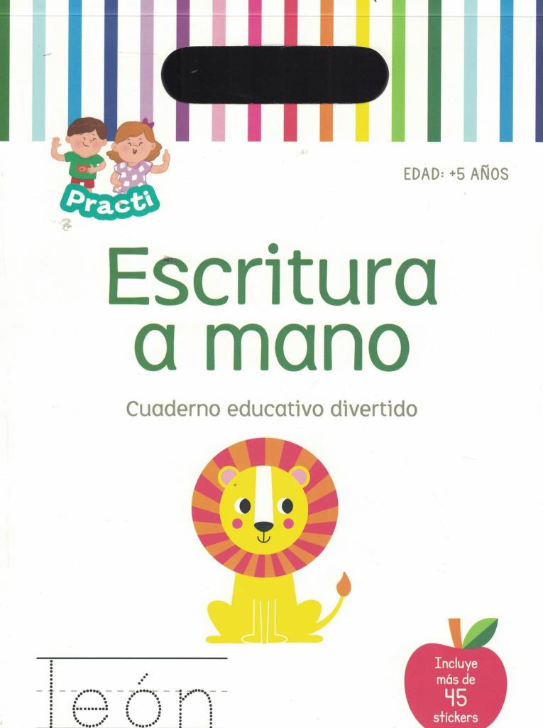 ESCRITURA A MANO - PRACTI CUADERNO EDUCATIVO DIVERTIDO