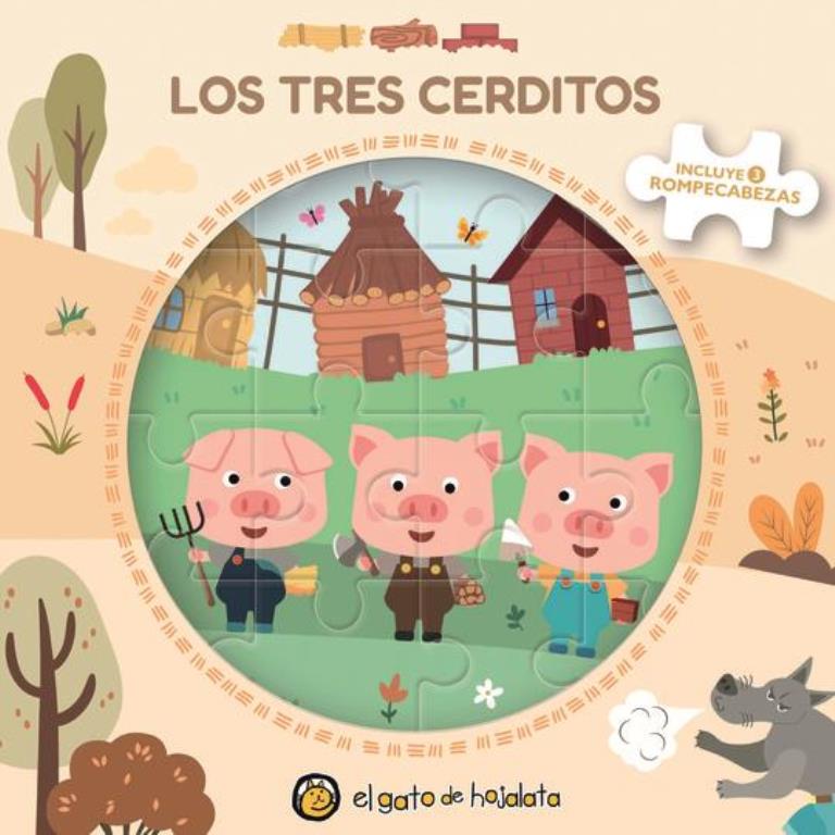 TRES CERDITOS, LOS- CLASICOS PARA ARMAR