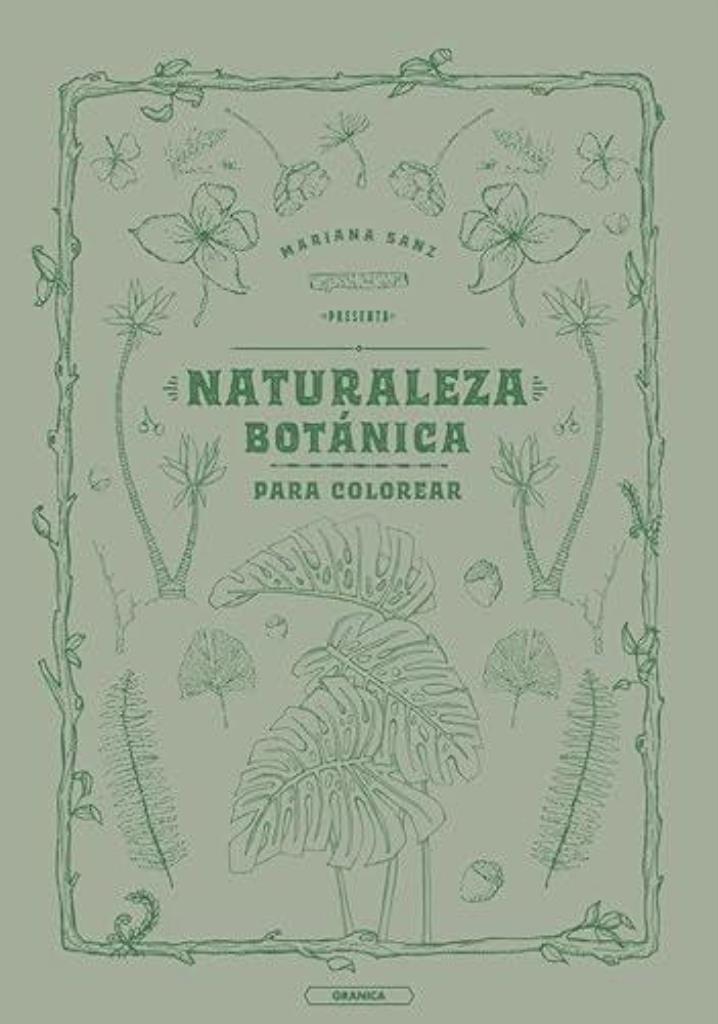 NATURALEZA BOTANICA PARA COLOREAR