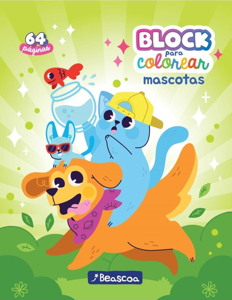 MASCOTAS- LIBRO PARA COLOREAR