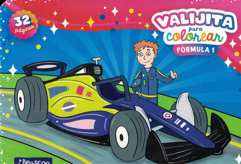 VALIJITA PARA PINTAR - AUTOS F1