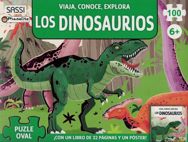 DINOSAURIOS, LOS - VIAJA, CONOCE, EXPLORA PUZLE 100 PIEZAS