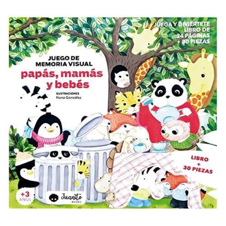 PAPAS, MAMAS Y BEBES- JUEGO DE MEMORIA VISUAL