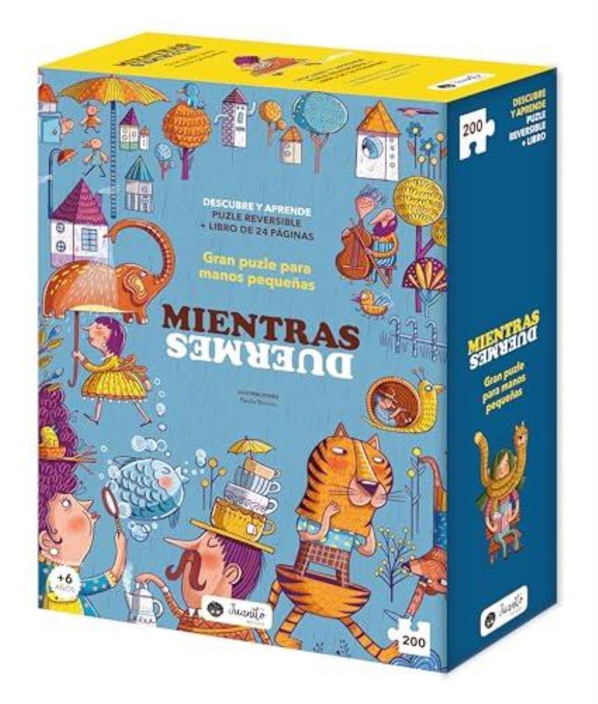 MIENTRAS DUERMES - DESCUBRE Y APRENDE, PUZLE REVERSIBLE