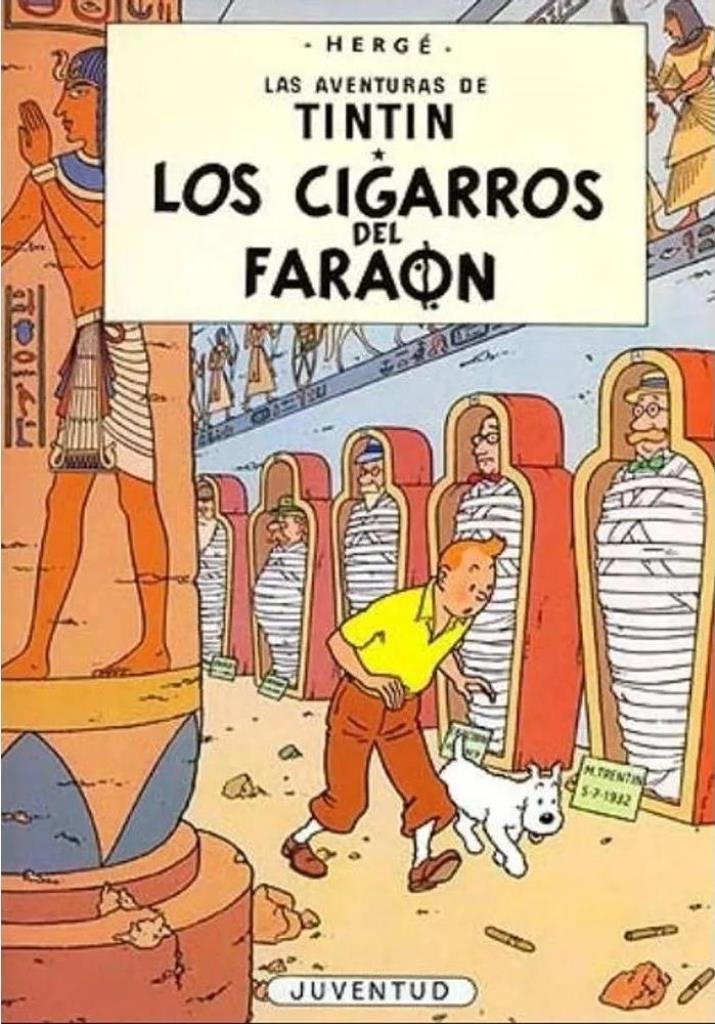 TINTIN Y LOS CIGARROS DEL FARAON
