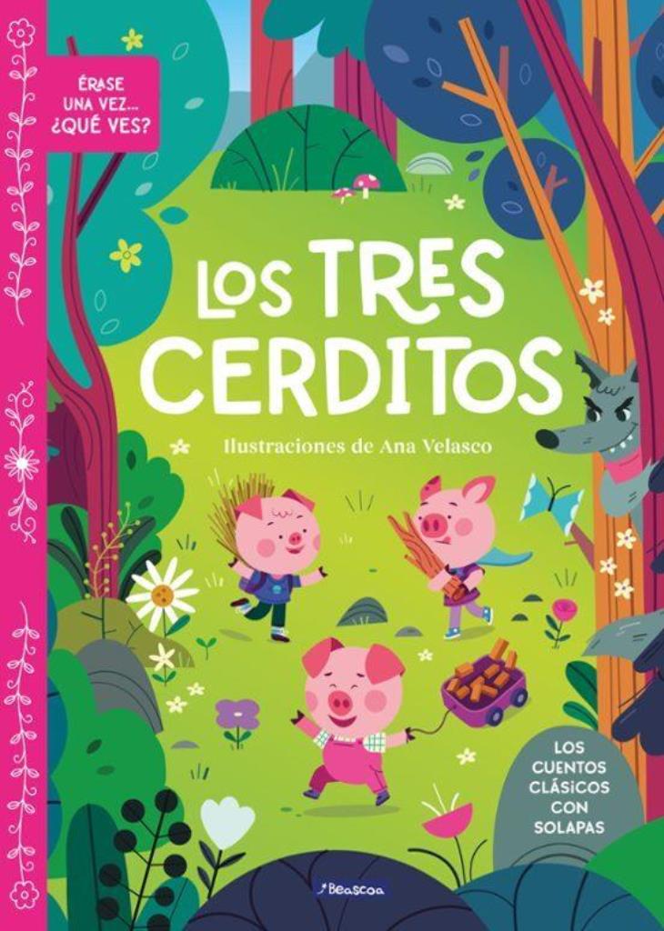 CLASICOS CON SOLAPAS- LOS 3 CERDITOS