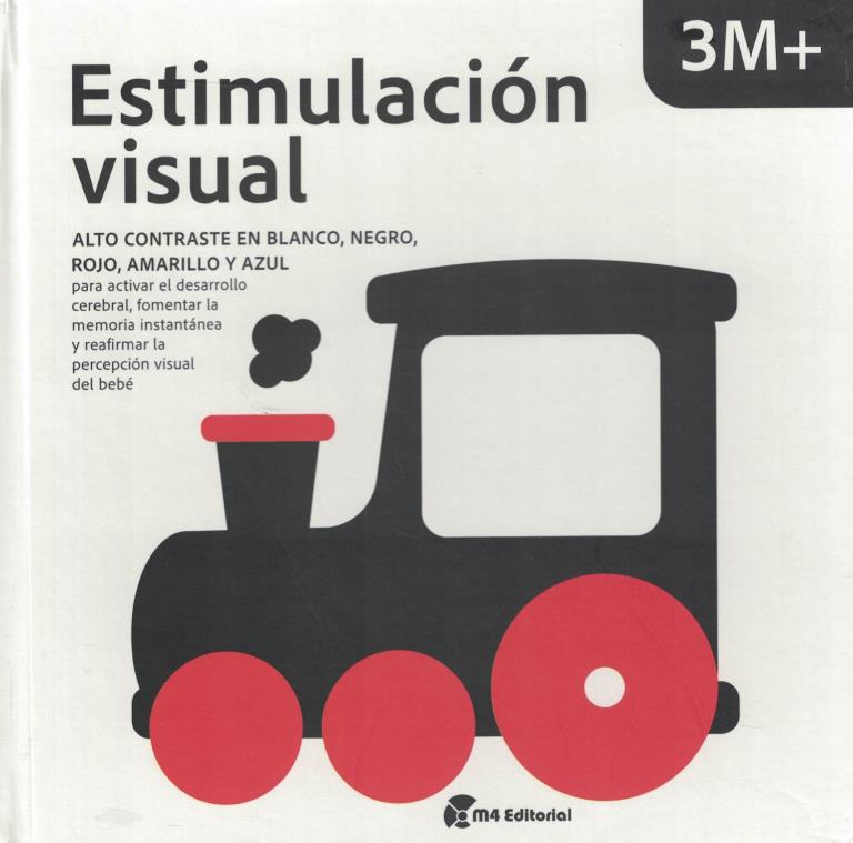 ESTIMULACION VISUAL 3M+ - ALTO CONTRASTE EN BLANCO, NEGRO, ROJO, AMARILLO Y AZUL