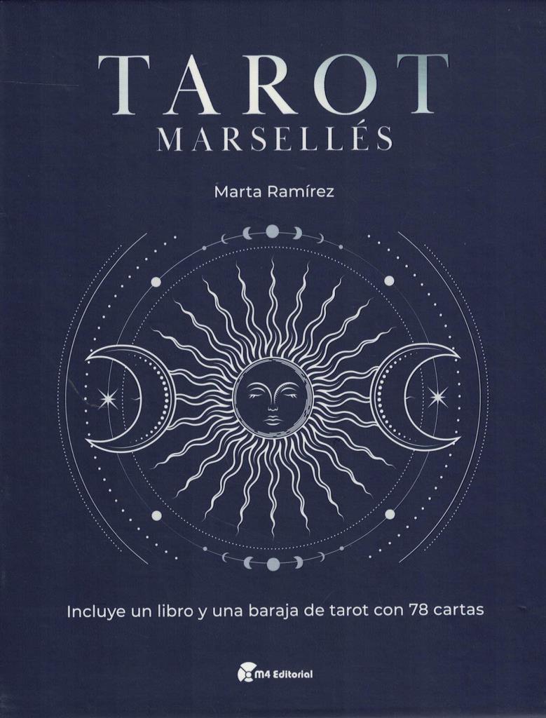 TAROT MARSELLES - LIBRO Y BARAJA DE TAROT CON 78 CARTAS