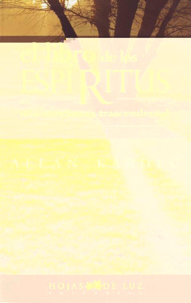 LIBRO DE LOS ESPIRITUS, EL - 2011