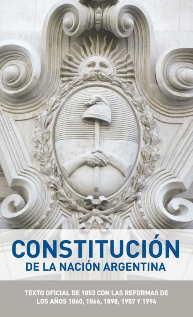 CONSTITUCION DE LA NACION ARGENTINA