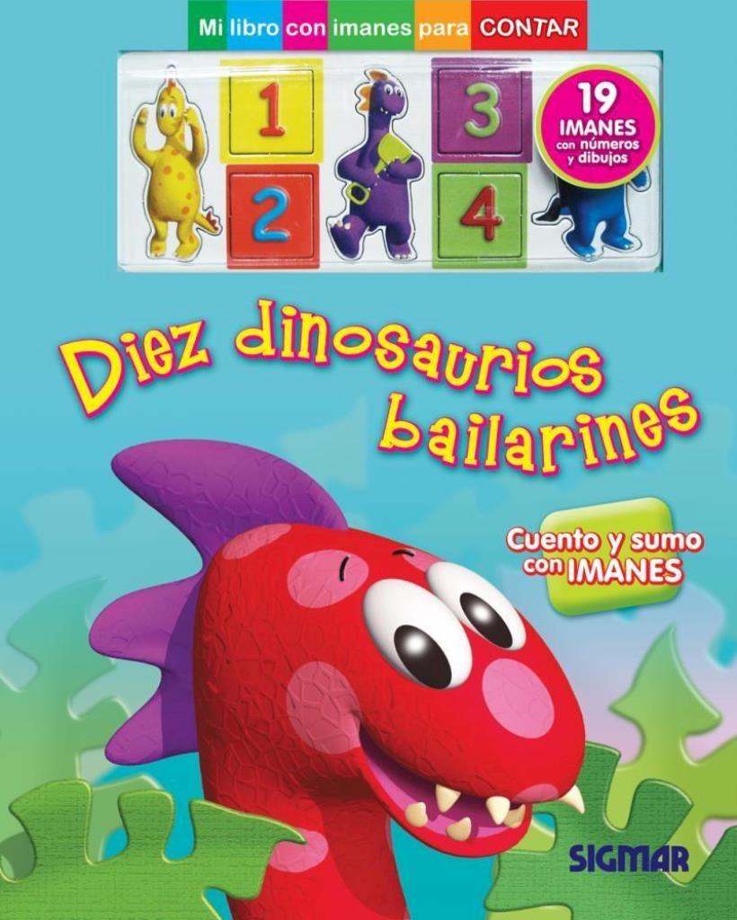 DIEZ DINOSAURIOS BAILARINES- MAGNETO