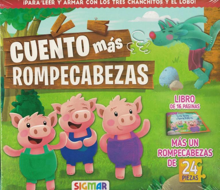 CUENTO MAS ROMPECABEZAS- LOS TRES CHANCHITOS