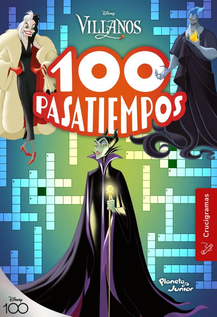 100 PASATIEMPOS (CRUCIGRAMAS). VILLANOS