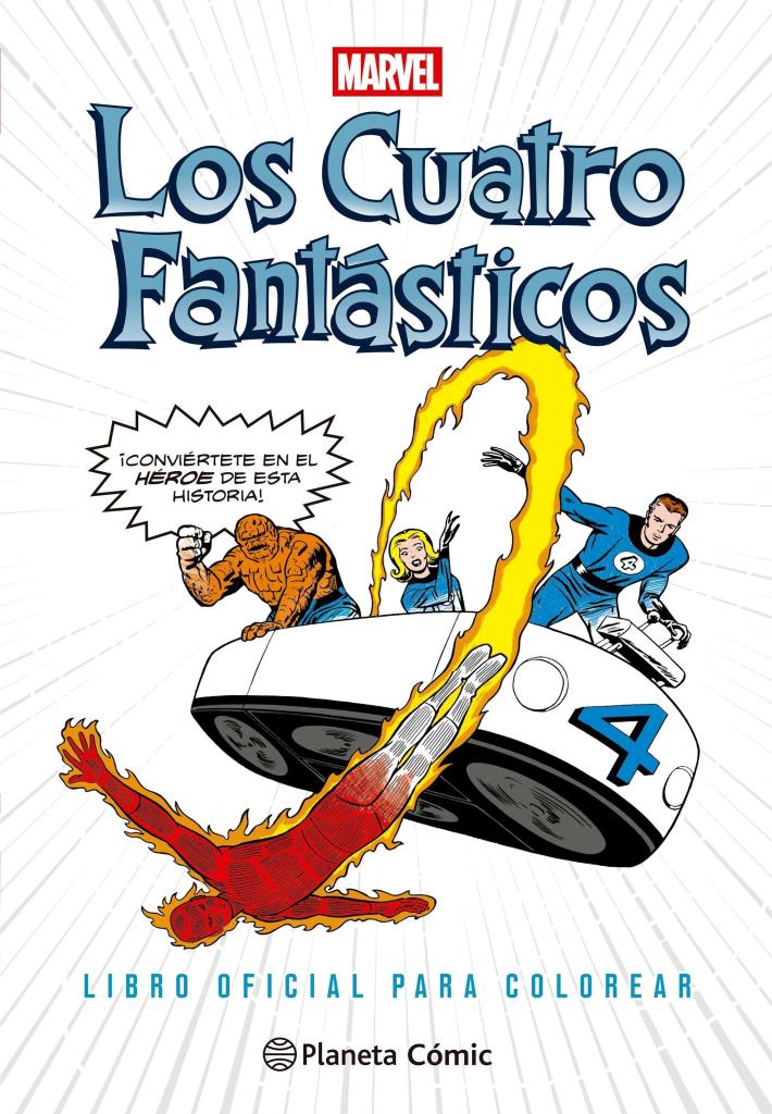 CUATRO FANTASTICOS, LOS - LIBRO OFICIAL PARA COLOREAR