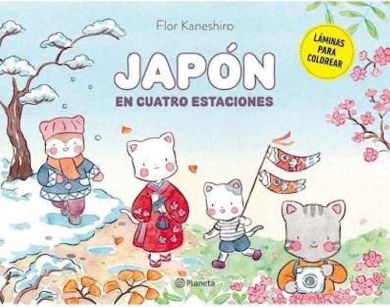 JAPON EN CUATRO ESTACIONES - LAMINAS PARA COLOREAR