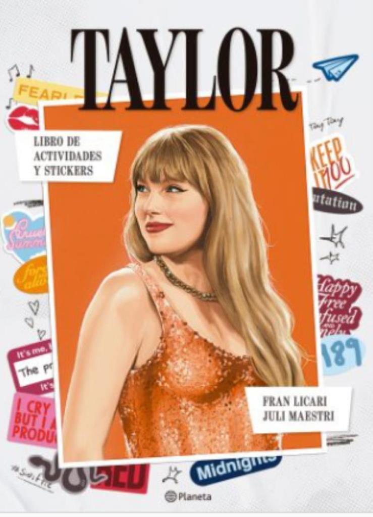 TAYLOR SWIFT- LIBRO DE ACTIVIDADES Y STICKERS