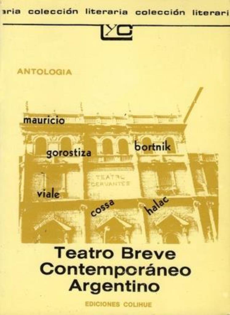 TEATRO BREVE 1 CONTEMPORANEO ARGENTINO