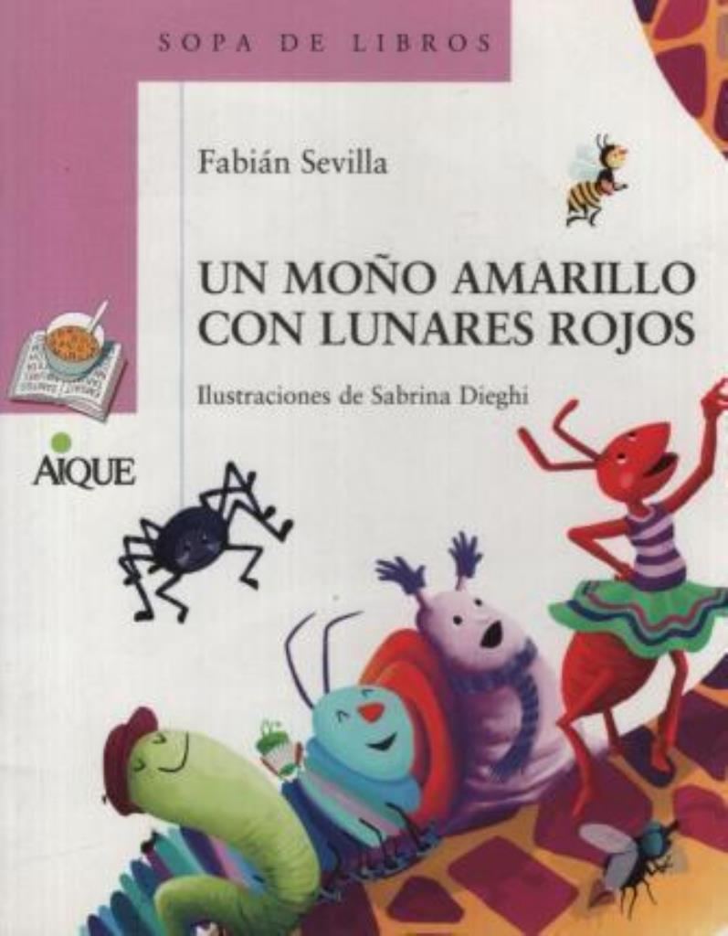UN MOÑO AMARILLO CON LUNARES ROJOS - SOPA DE LIBROS