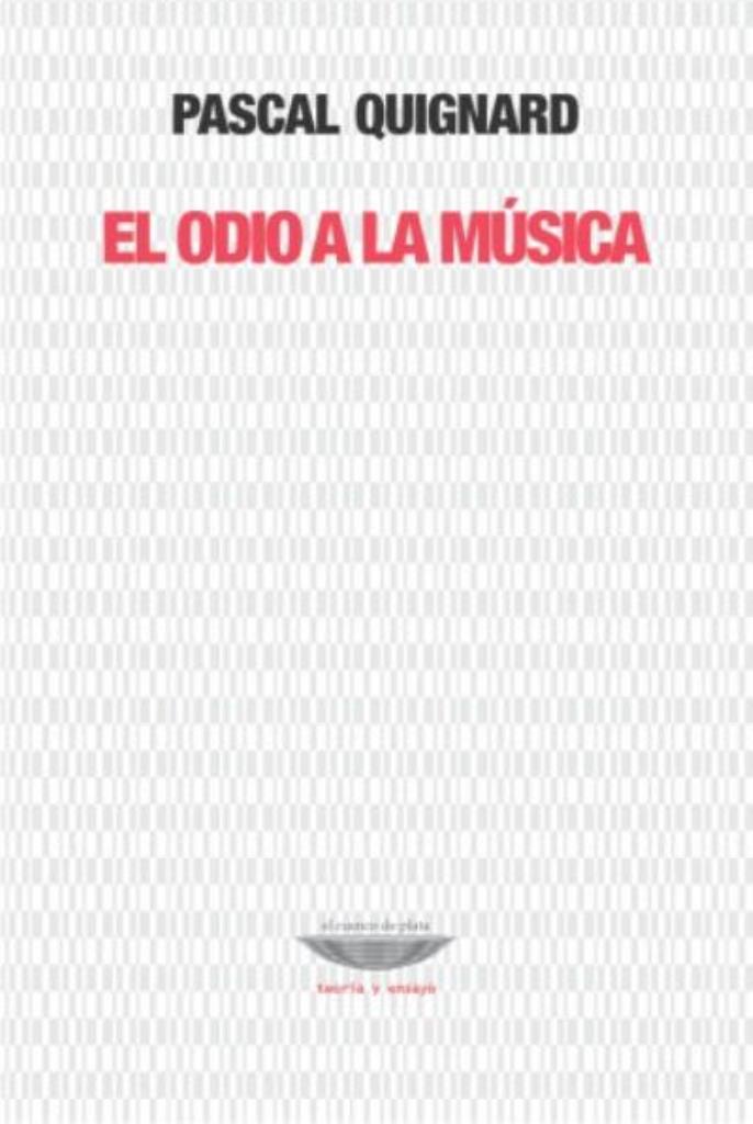 ODIO A LA MUSICA, EL