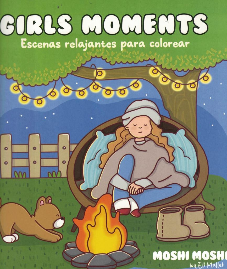 CHICAS, GIRLS MOMENTS - ESCENAS RELAJANTES PARA COLOREAR