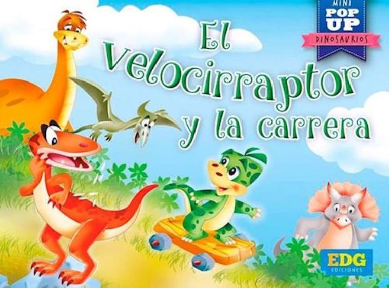 VELOCIRRAPTOR Y LA CARRERA, EL - MINI POP UP