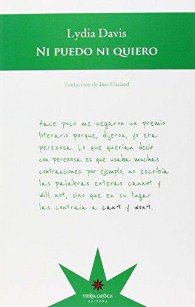NI PUEDO NI QUIERO