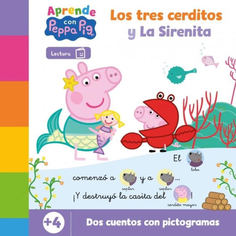 APRENDE CON PEPPA- LOS TRES CERDITOS Y LA SIRENITA