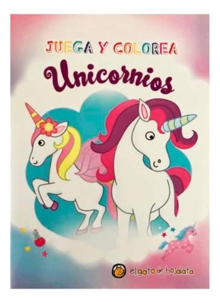 JUEGA Y COLOREA- UNICORNIOS