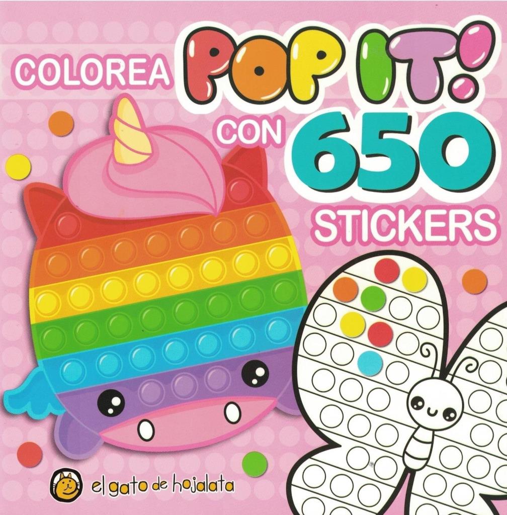 POP IT UNICORNIO COLOREA C/650 STICK