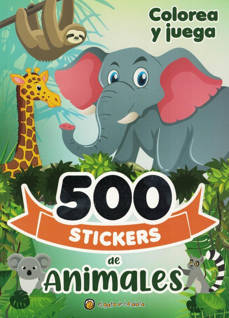 500 STICKERS DE ANIMALES