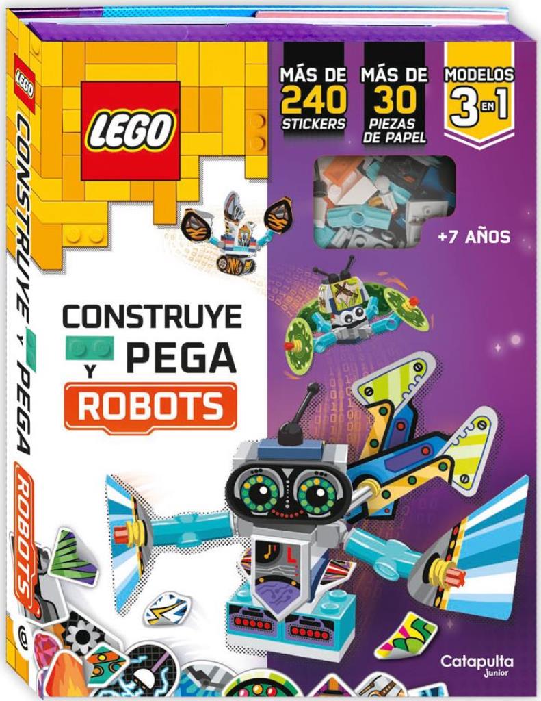 LEGO- CONSTRUYE Y PEGA ROBOTS