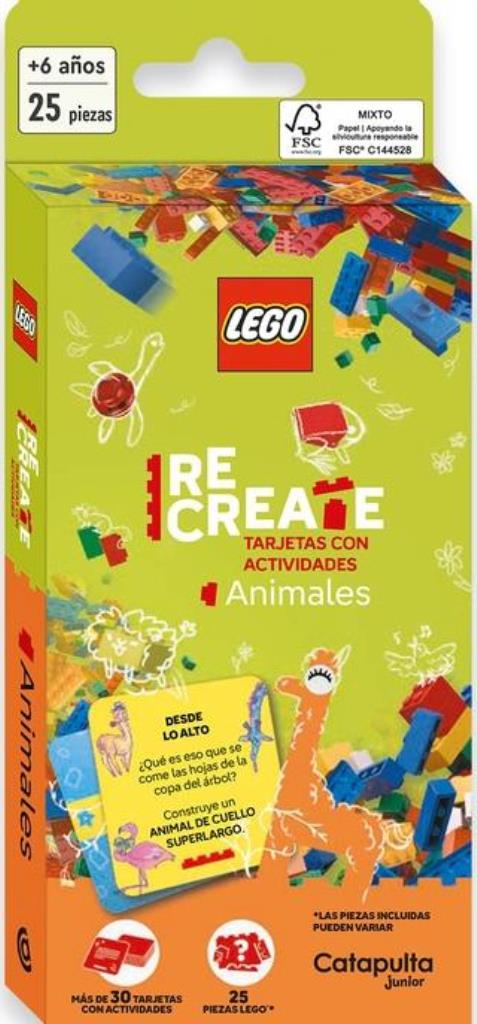 LEGO RECREATE TARJETAS CON ACTIVIDADES - ANIMALES