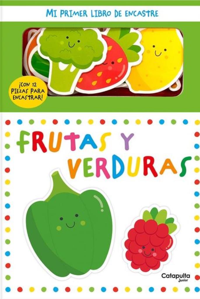 FRUTAS Y VERDURAS- MI PRIMER LIBRO DE ENCASTRE