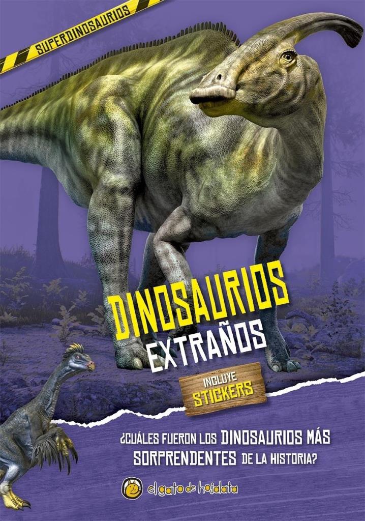 DINOSAURIOS EXTRAÑOS- INCLUYE STICKERS
