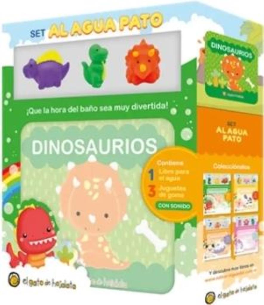 DINOSAURIOS ASOMBROSOS- SET AL AGUA PATO