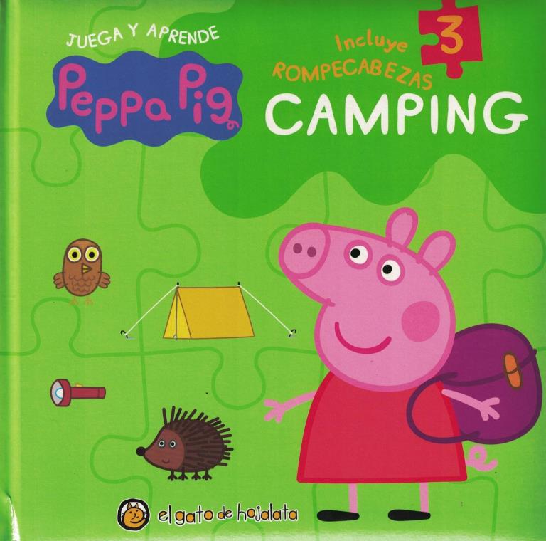 CAMPING - JUEGA Y APRENDE PEPPA PIG ROMPECABEZAS