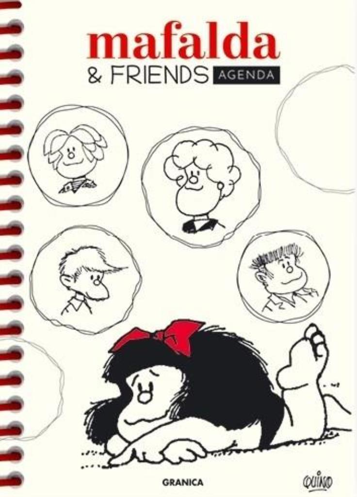 MAFALDA AGENDA PERPETUA, FRIENDS BLANCA - EN INGLES