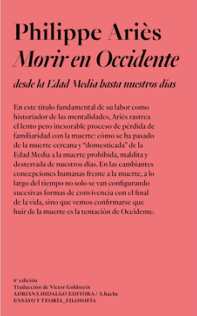 MORIR EN OCCIDENTE - 6/ED.-