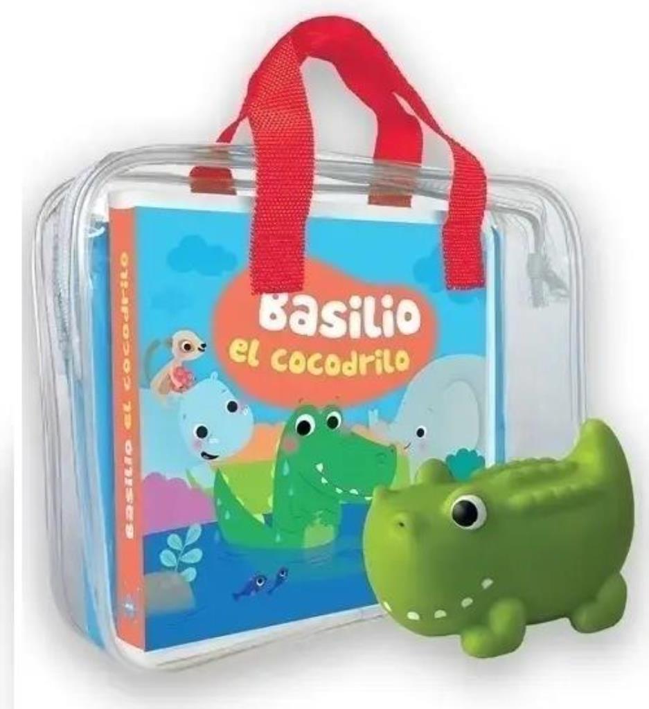 BASILIO, EL COCODRILO- LIBROS DE BAÑO